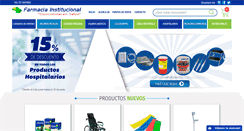 Desktop Screenshot of farmaciainstitucional.com